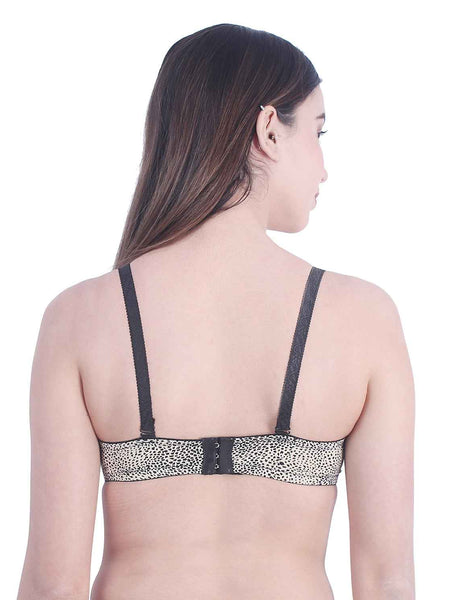 Women Beige Heavily Padded Bra