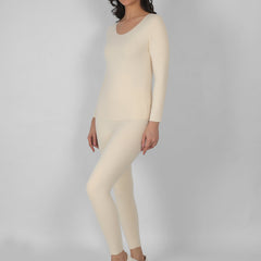Brachy Women’s Warm Winter Innerwear with Full Sleeves & Bottoms Thermal Set