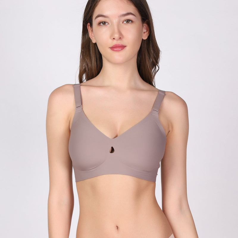 Zia – Gray Seamless Wireless All Day Bra