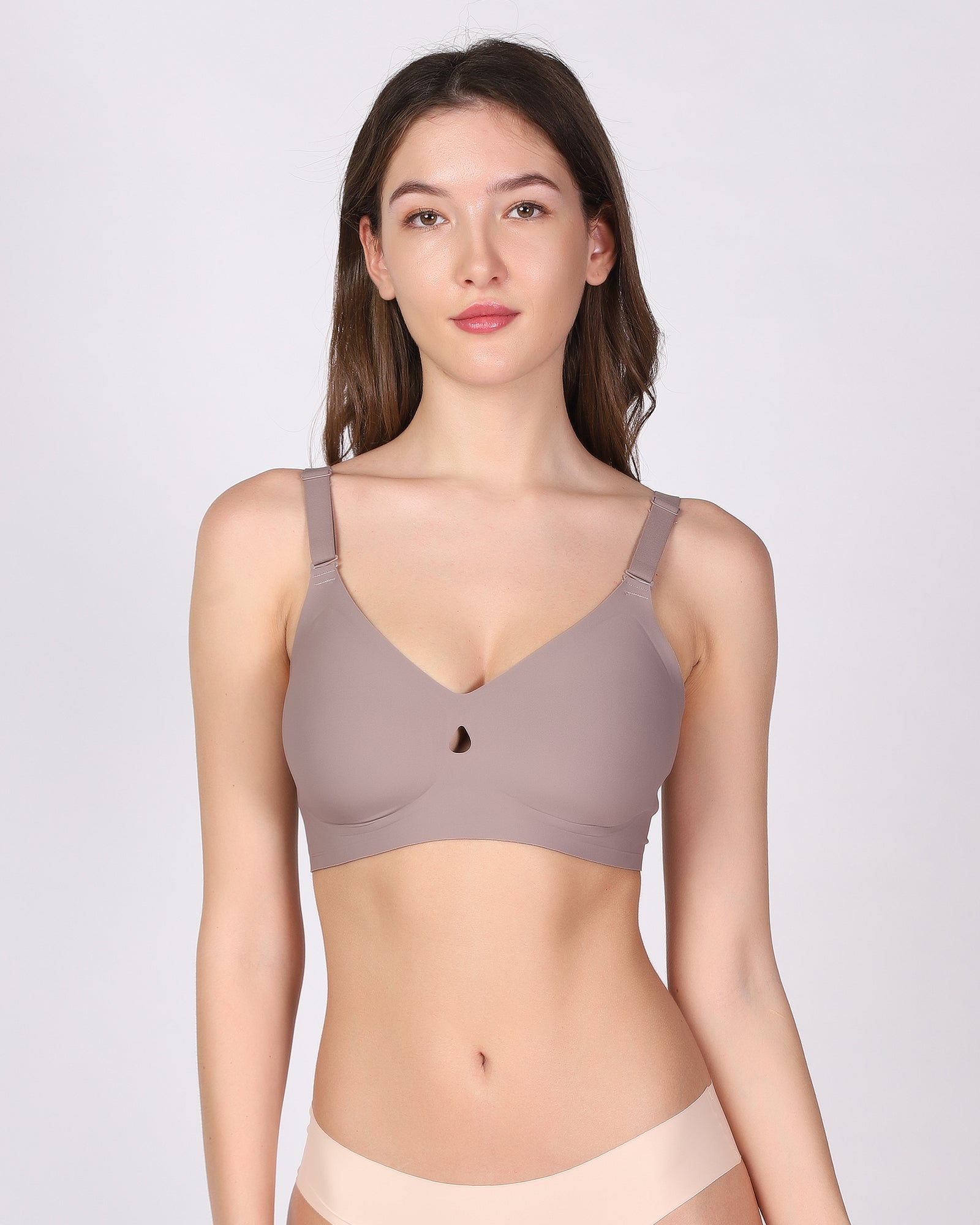 Zia – Gray Seamless Wireless All Day Bra