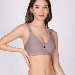 Zia – Gray Seamless Wireless All Day Bra