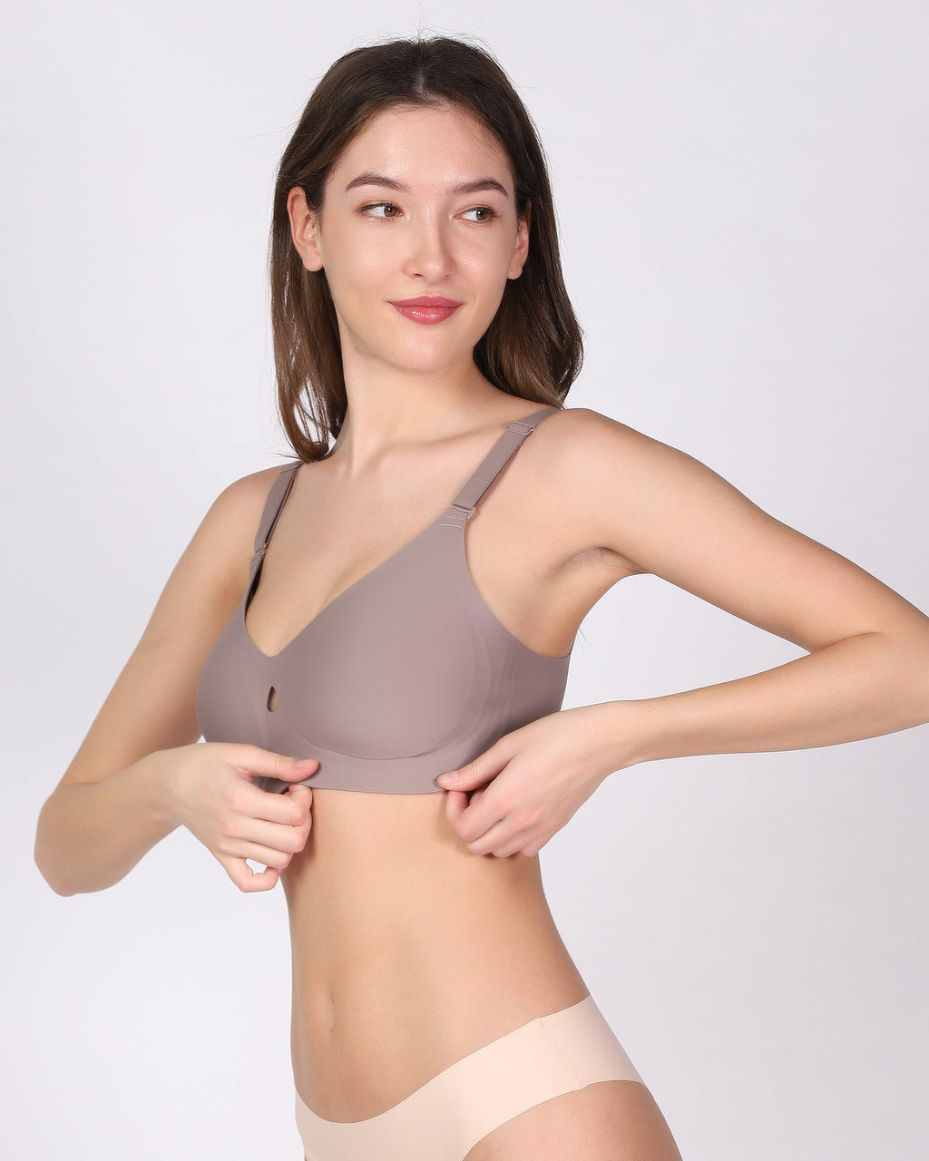 Zia – Gray Seamless Wireless All Day Bra