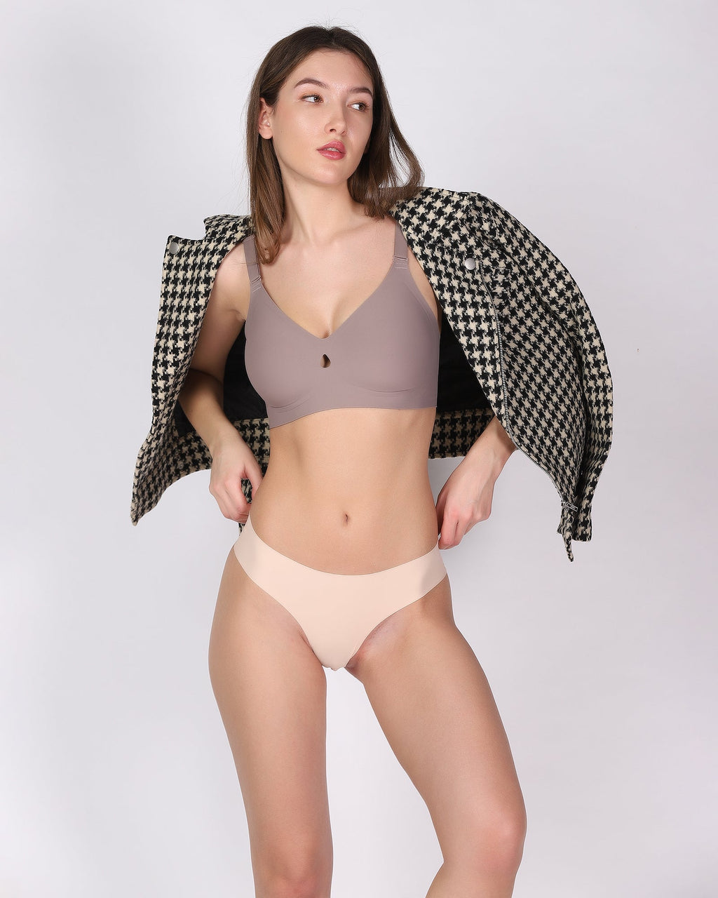 Zia – Gray Seamless Wireless All Day Bra