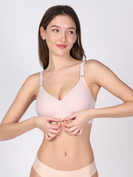 Vera – Pink Wireless Everyday Lift Bra
