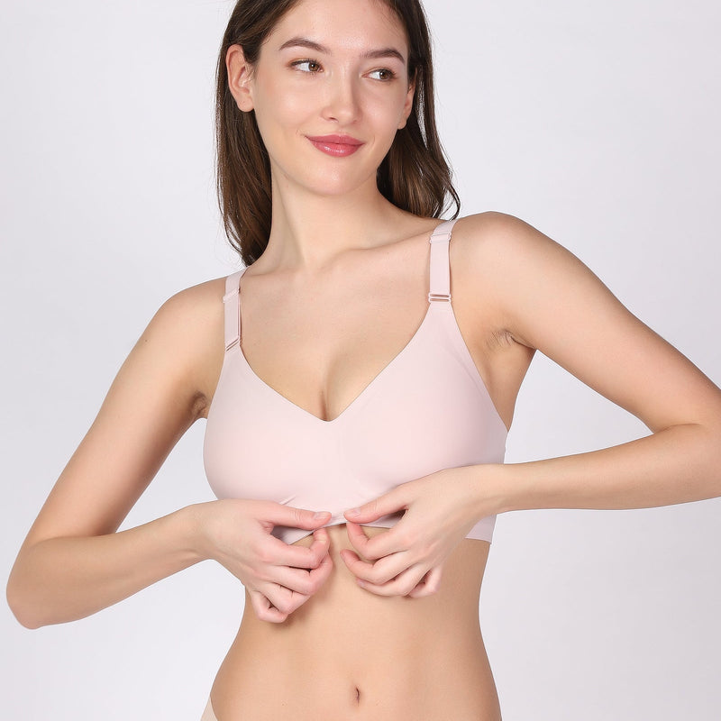 Vera – Pink Wireless Everyday Lift Bra