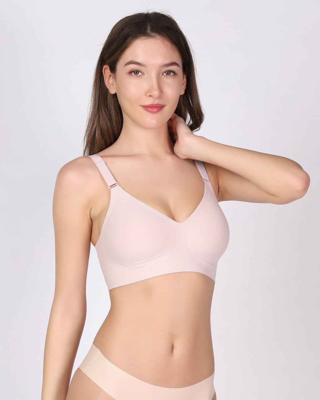 Vera – Pink Wireless Everyday Lift Bra