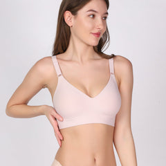 Vera – Pink Wireless Everyday Lift Bra