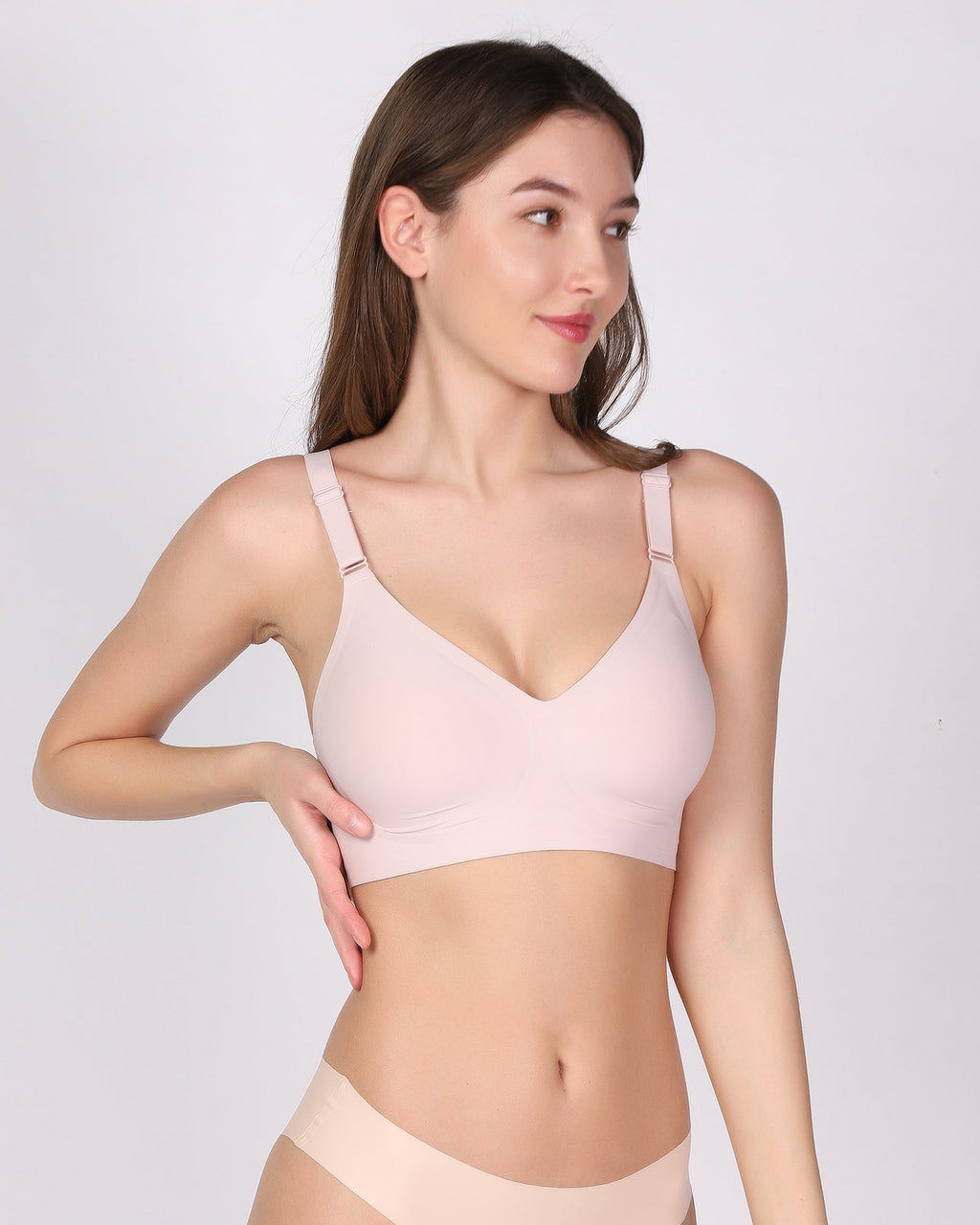 Vera – Pink Wireless Everyday Lift Bra