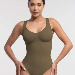 Waist and Abdomen Control Thong Bodysuit