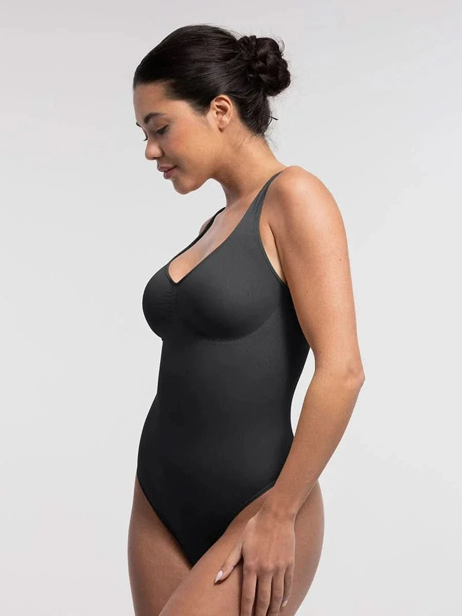 Waist and Abdomen Control Thong Bodysuit