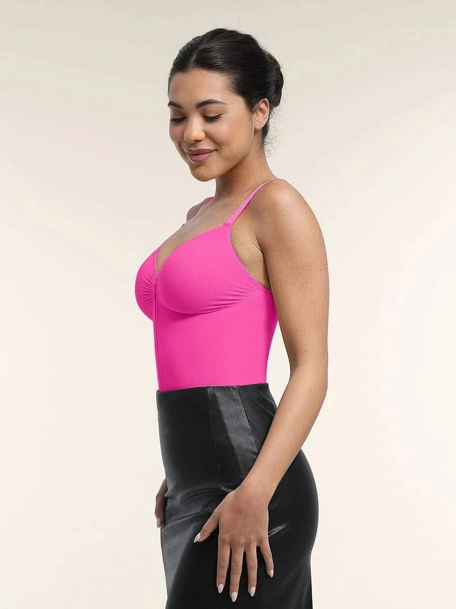 Front Zip Thong Bodysuit