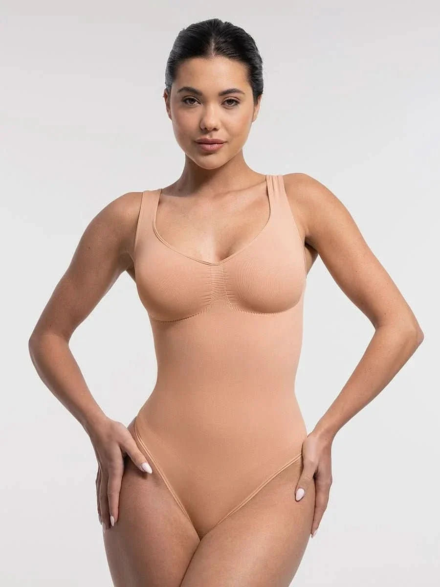 Waist and Abdomen Control Thong Bodysuit