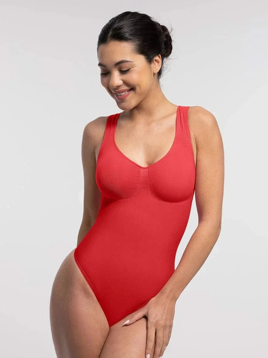 Waist and Abdomen Control Thong Bodysuit