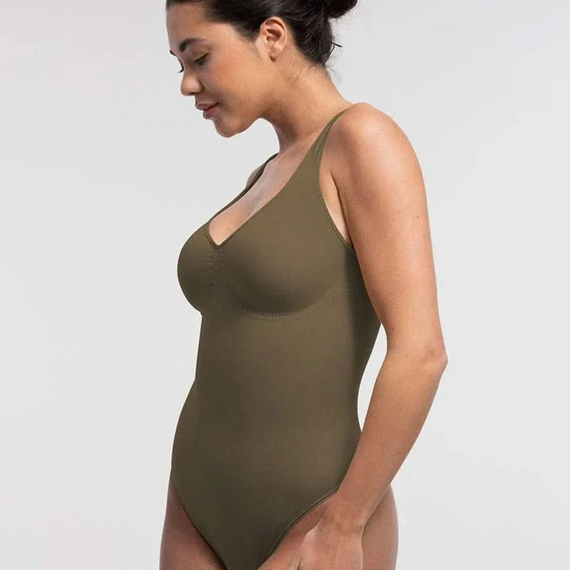 Waist and Abdomen Control Thong Bodysuit