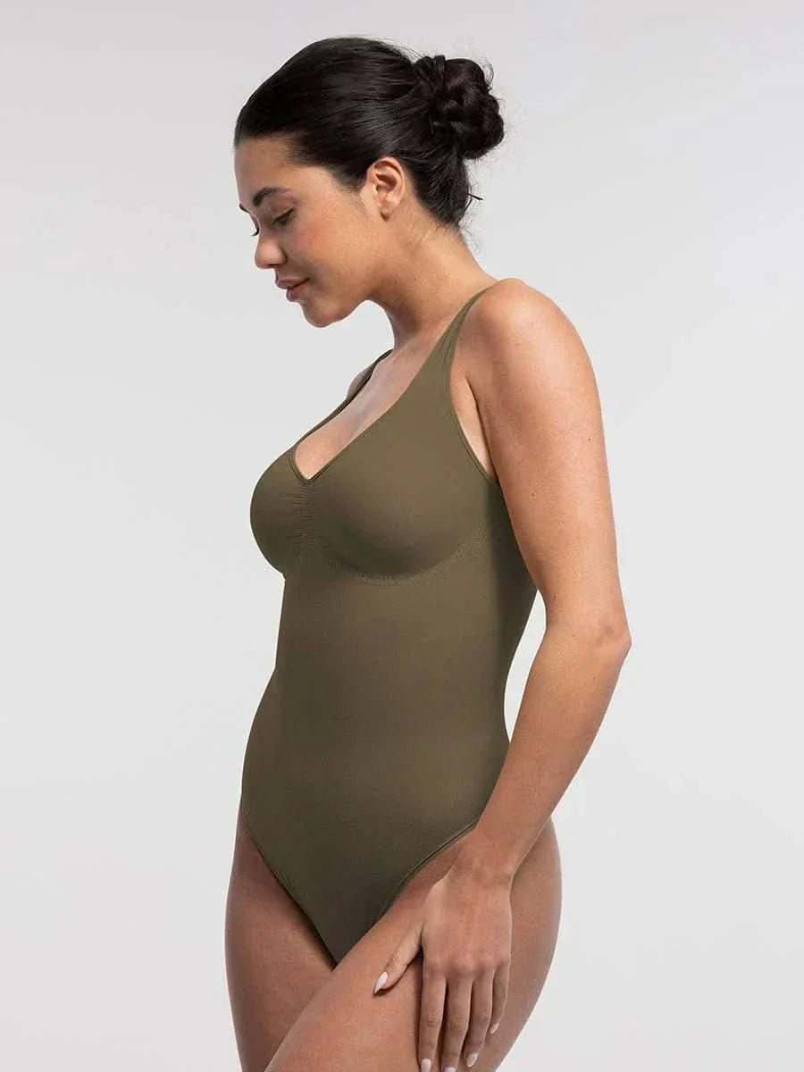 Waist and Abdomen Control Thong Bodysuit