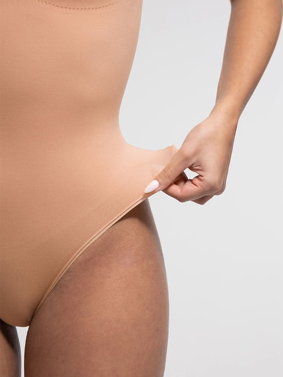 Waist and Abdomen Control Thong Bodysuit