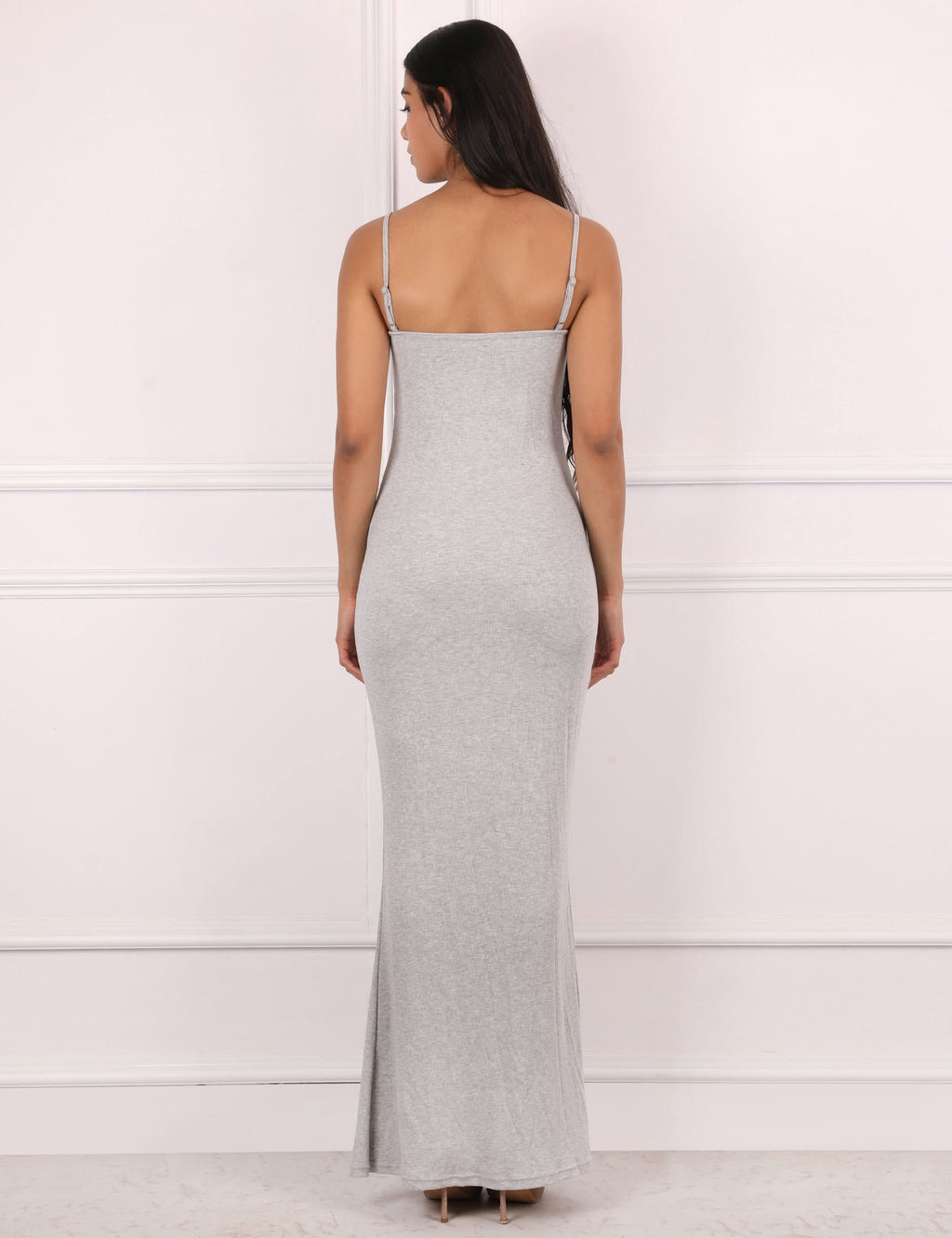 In Built Sleeveless Maxi Dress