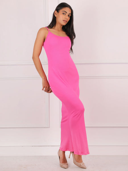 In Built Sleeveless Maxi Dress