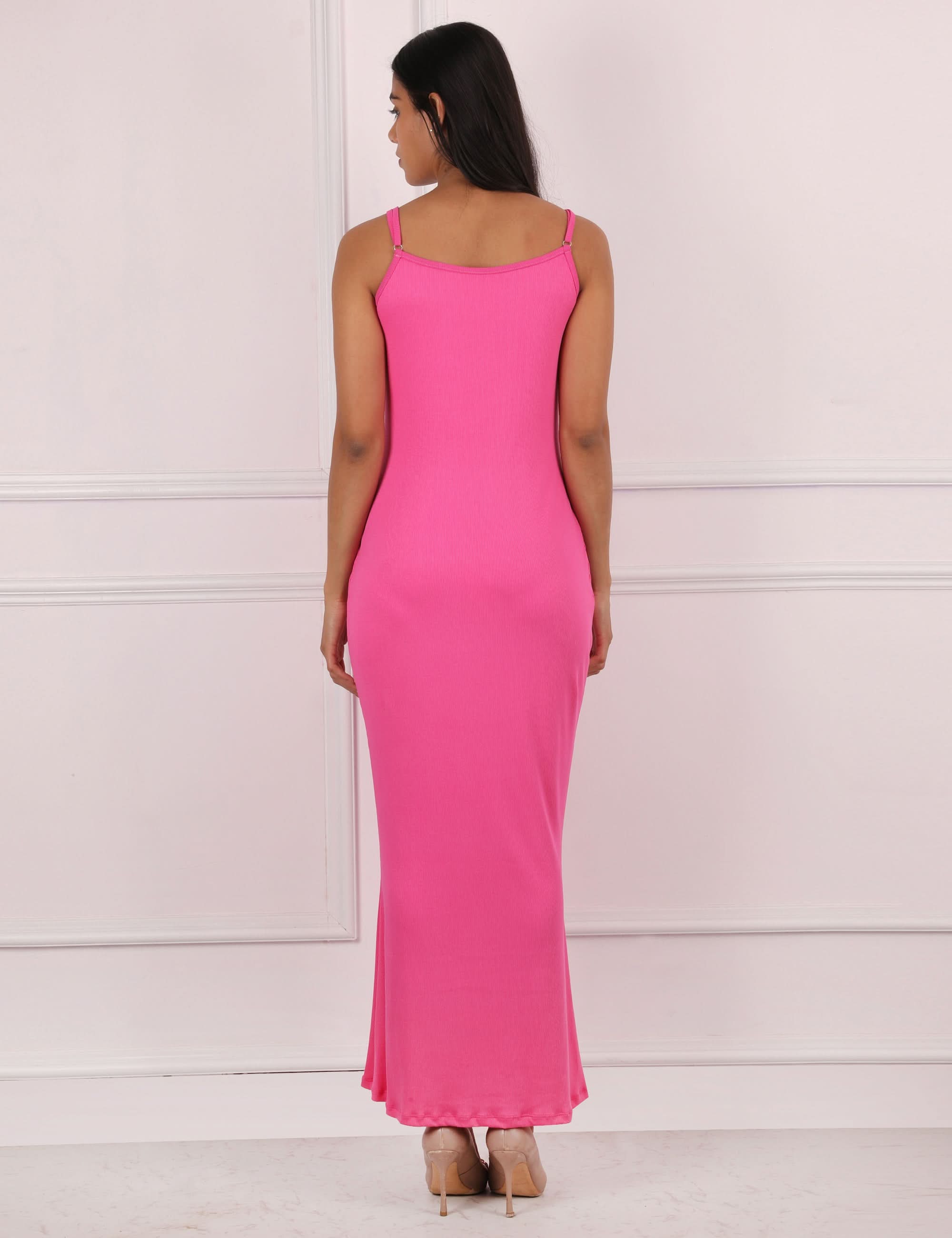 In Built Sleeveless Maxi Dress