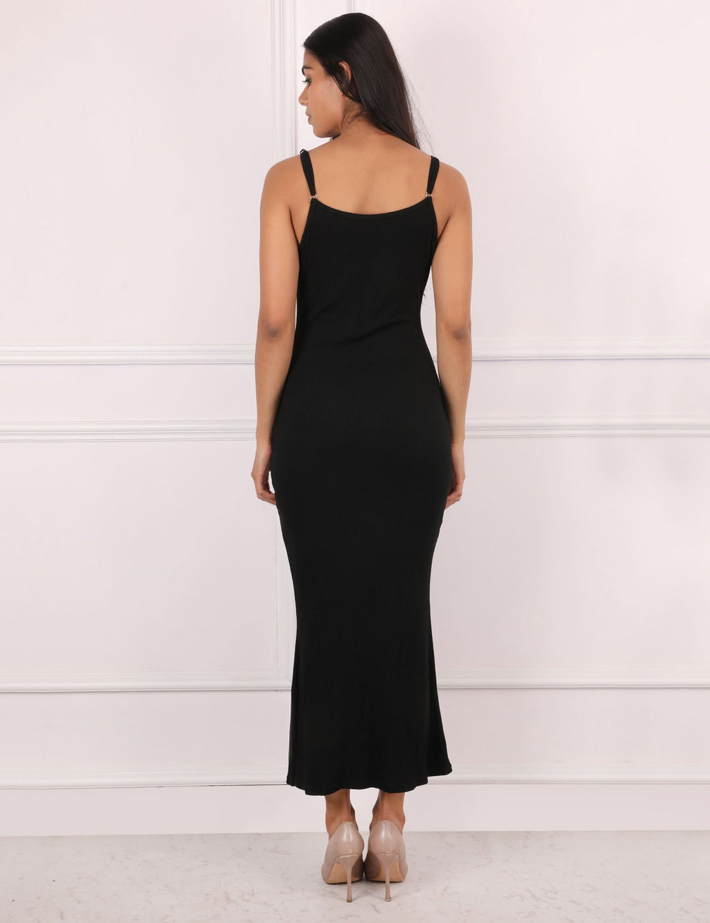 In Built Sleeveless Maxi Dress
