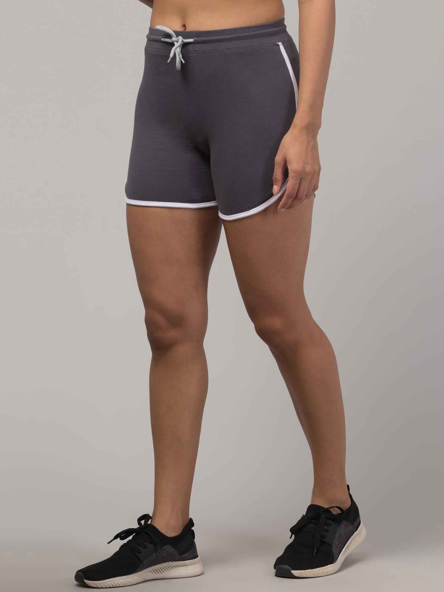 Plus Size for Women's Casual Shorts Comfy Drawstring Elastic Waist Summer Beach Workout Lounge Shorts for Women