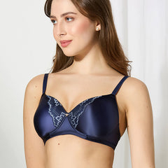 BODYLINE Ella Butterfly Lace Padded Bra – Non-Wired Back Beauty Style