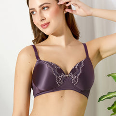 BODYLINE Ella Butterfly Lace Padded Bra – Non-Wired Back Beauty Style