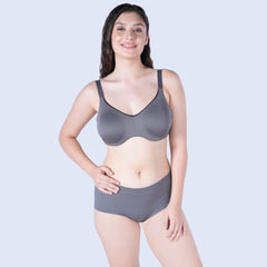 SOIE Woman - Non Padded Wired Full Coverage Minimiser Bra - Bra -for Women