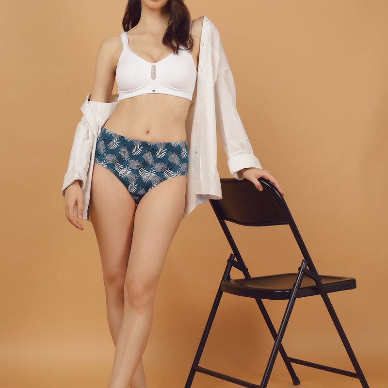 Printed High Rise Cotton Hipsters – Pack of 3