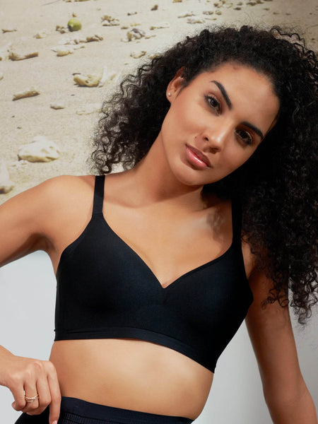 SOIE Woman - Padded Non wired Medium Coverage Seamless T-shirt Bra - Bonded Bra -for Women
