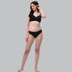 SOIE Woman - Full Coverage Padded Non Wired Ultrasoft Seamless Bra - Bra -for Women