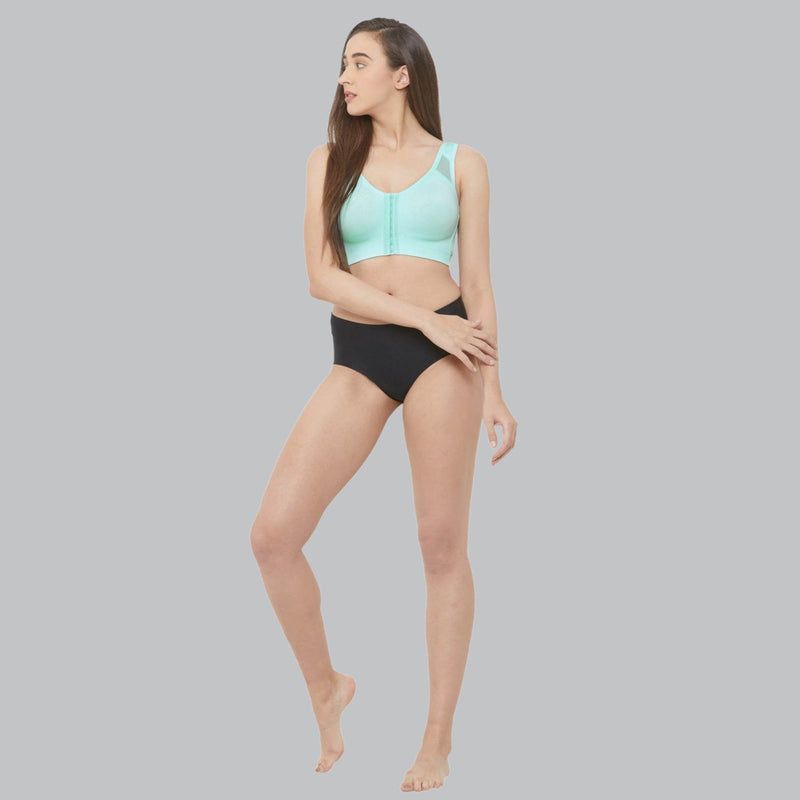 SOIE Woman - Front Closure Full Coverage Non Padded Non Wired Bra - Bra -for Women