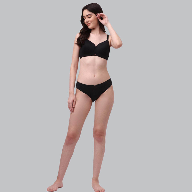 SOIE Woman - Full Coverage Padded Non Wired Ultrasoft Seamless Bra - Bra -for Women