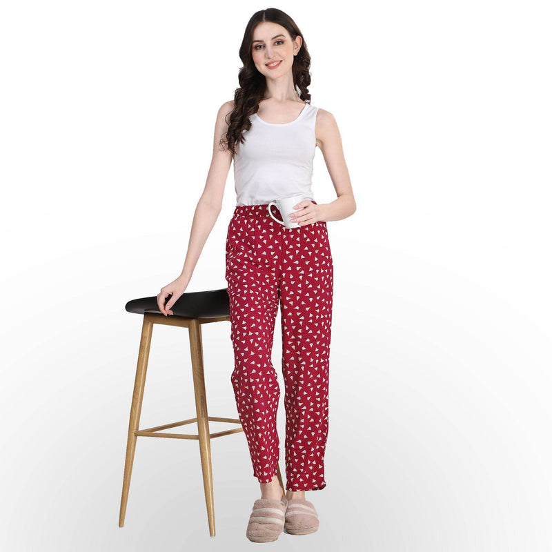 SOIE Woman - Supersoft Rayon Printed Pyjamas with Pockets - -for Women