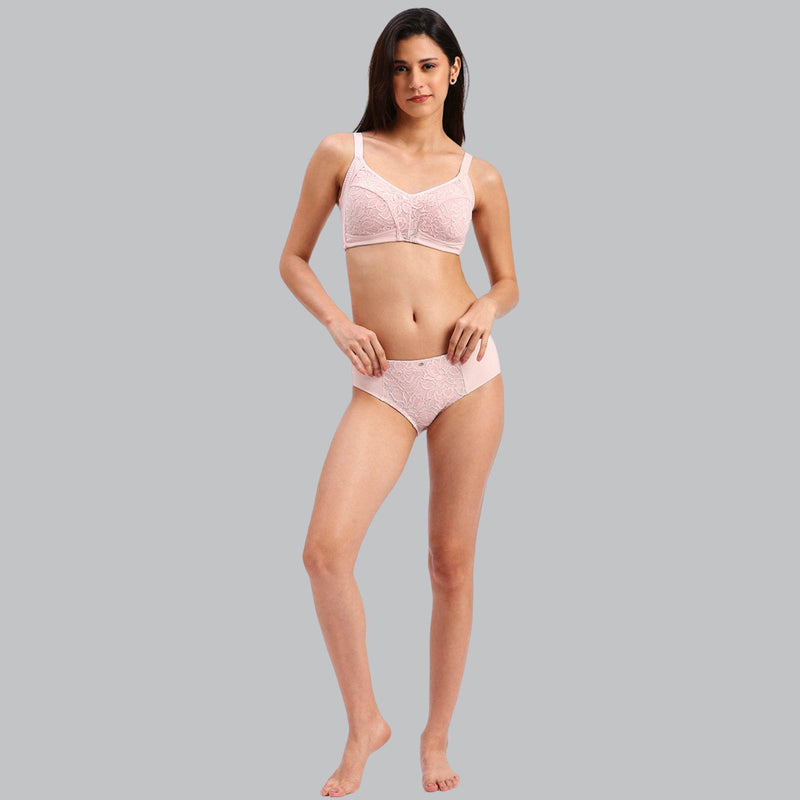 SOIE Woman - High Waist Full Coverage Lace Panty - Panty -for Women