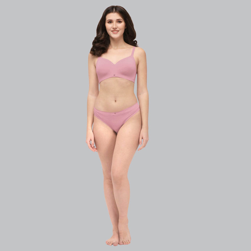 SOIE Woman - Full Coverage Padded Non Wired Ultrasoft Seamless Bra - Bra -for Women