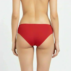 Bamboo Fabric Low Waist Underwear | Red and Black | Pack of 2