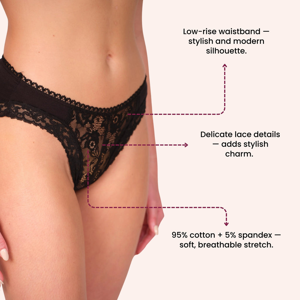 High Waist Bikini (With Lace)