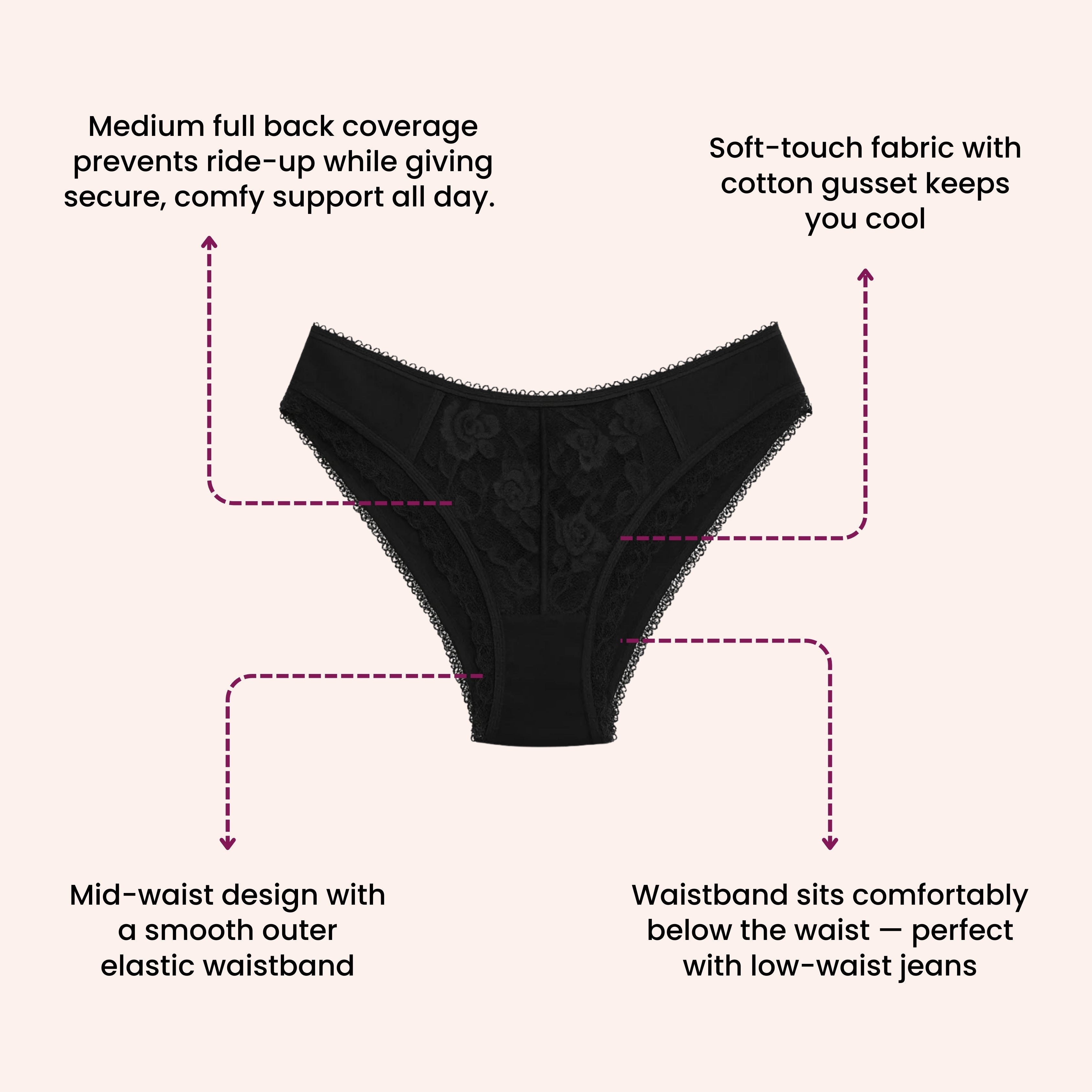 High Waist Bikini (With Lace)