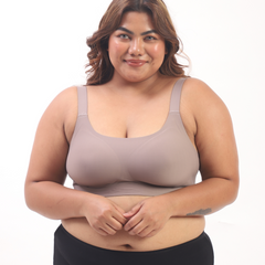 Luna – Wireless Full Coverage Everyday Bra in Gray
