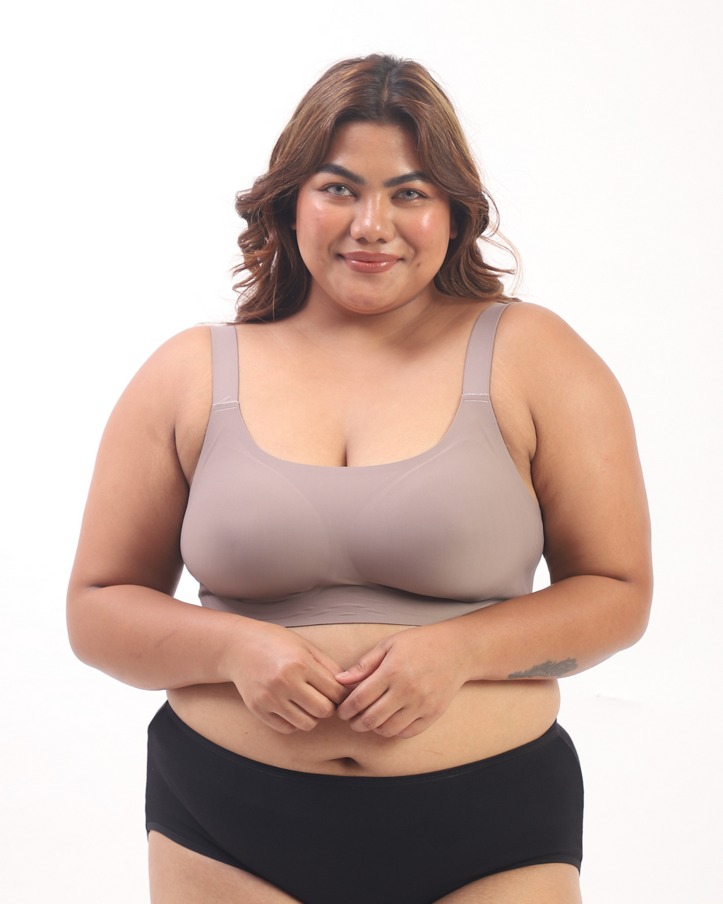Luna – Wireless Full Coverage Everyday Bra in Gray