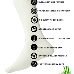 Bamboo Fabric Ankle-Length Socks (Pack of 2) – Ultra-Soft, Breathable, Moisture-Wicking, and Eco-Friendly for All-Day Comfort.