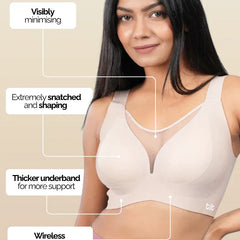 Beige Minimiser Bra