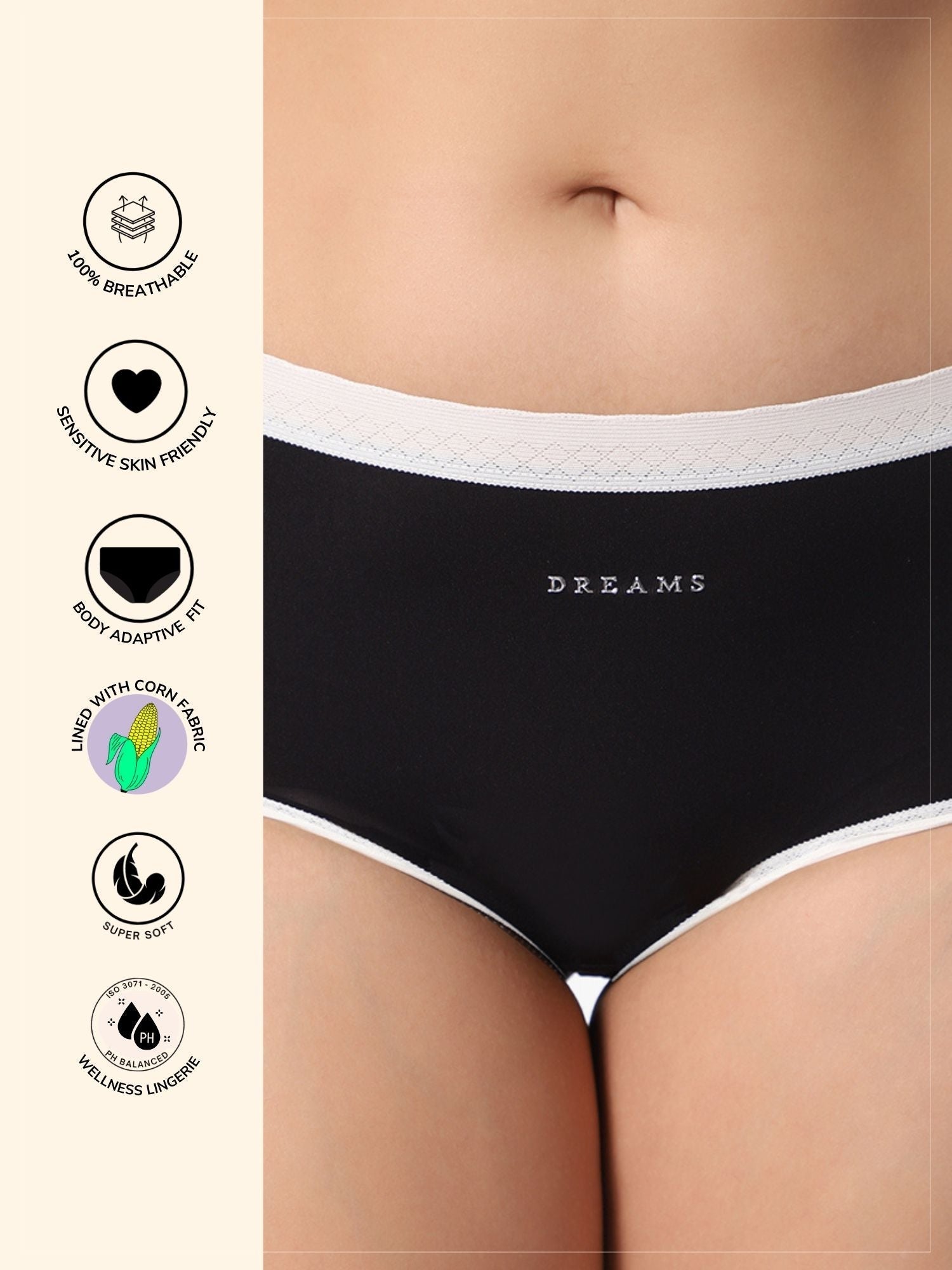 Bundles - Corn Bae Full Coverage Boy Shorts Soft Plant Based Lacy Underwear