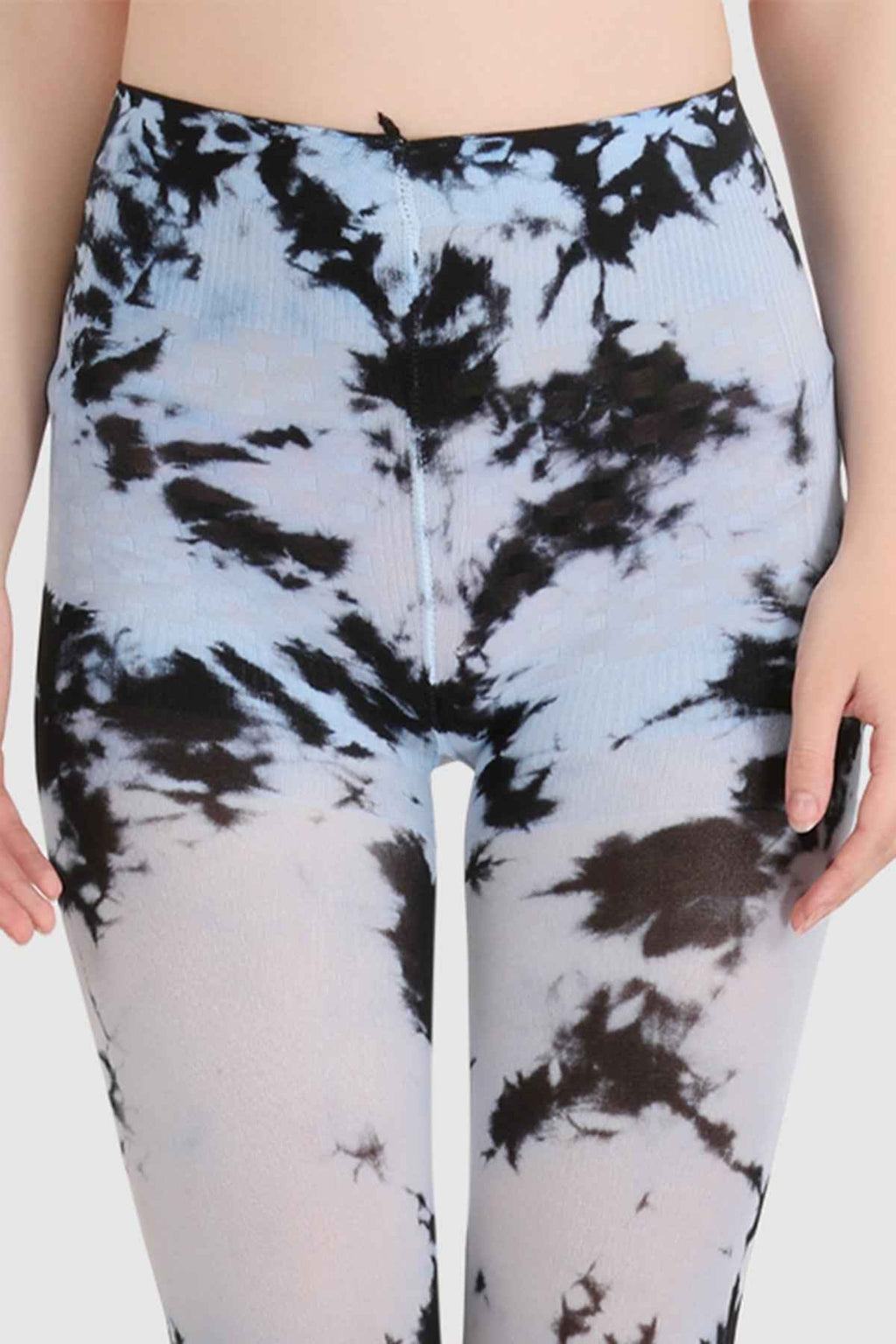 Women Self Design Semi-Sheer Pantyhose Stockings