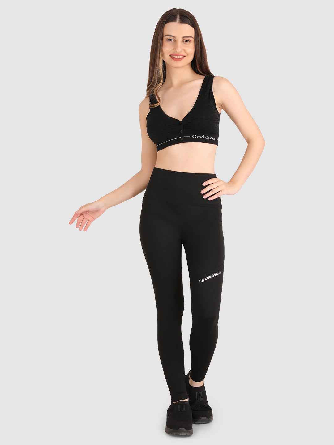 Women Ankle-Length Workout Jeggings with Pockets