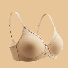 MAROON Find My Skin Tone Seamless Non-Padded T-Shirt Cloud Soft Lift Active Stretch Women Everyday Bra. Caramel