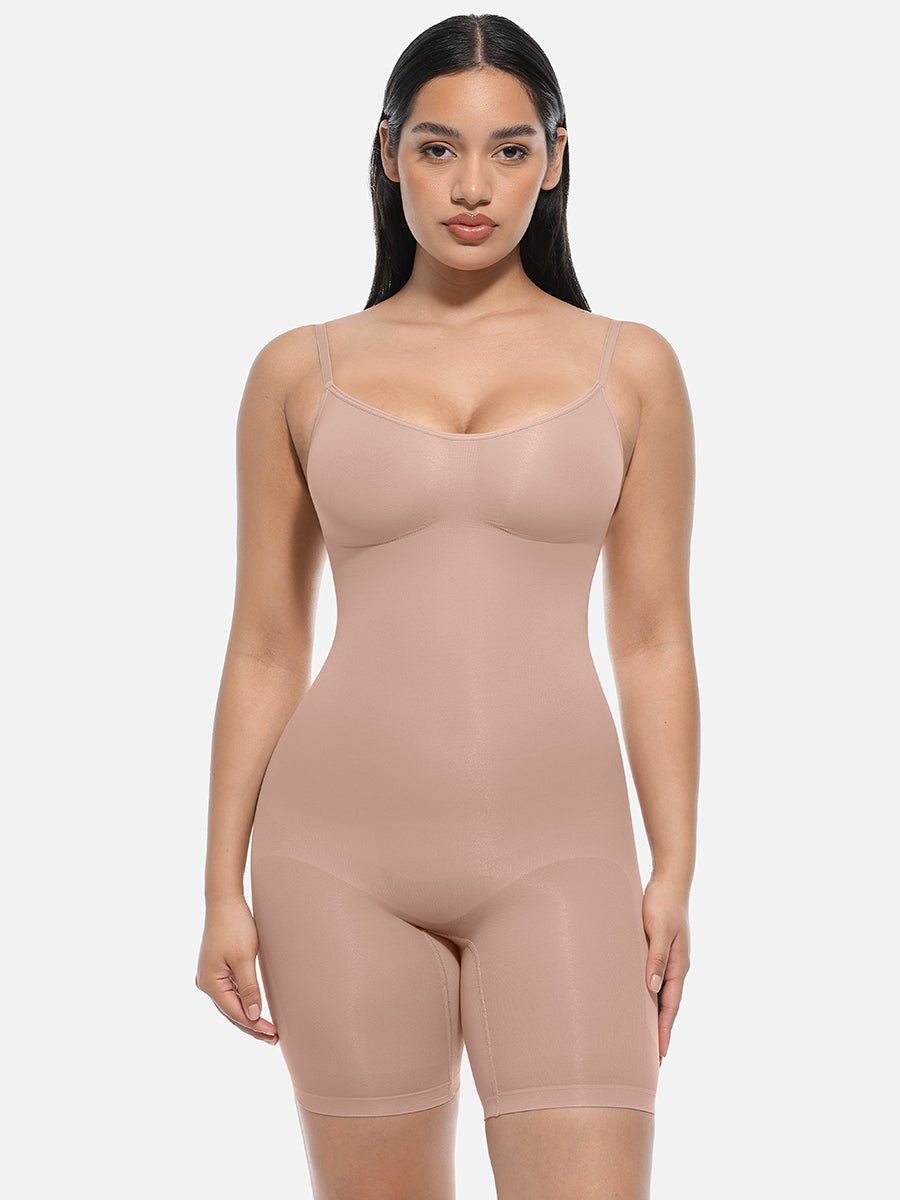 Mid Thigh Full Body Shaper-High Compression