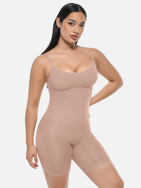 Mid Thigh Full Body Shaper-High Compression