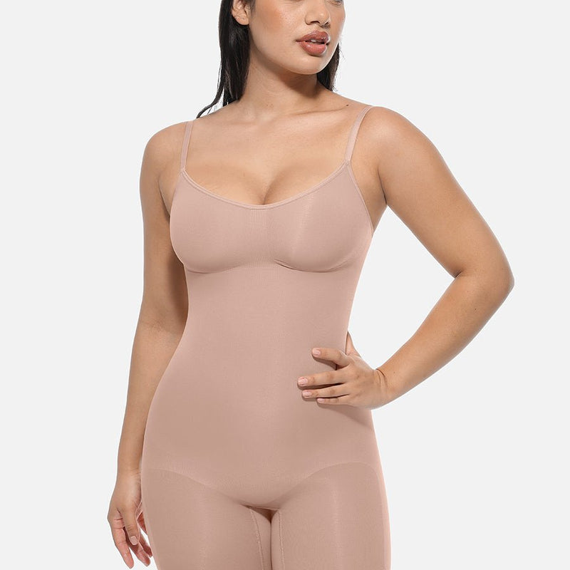 Mid Thigh Full Body Shaper-High Compression